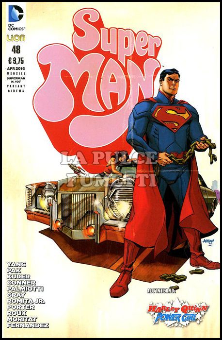 SUPERMAN # 107 - NUOVA SERIE 48 - VARIANT CINEMA